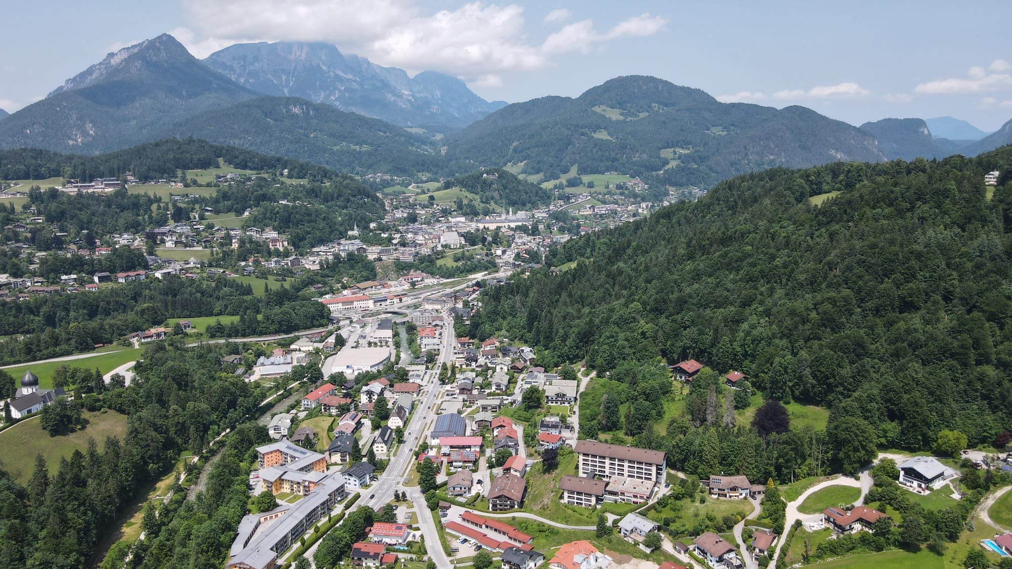 Ortsmotiv Berchtesgadener Land: charakteristische Bebauung bzw. Landschaft der Region